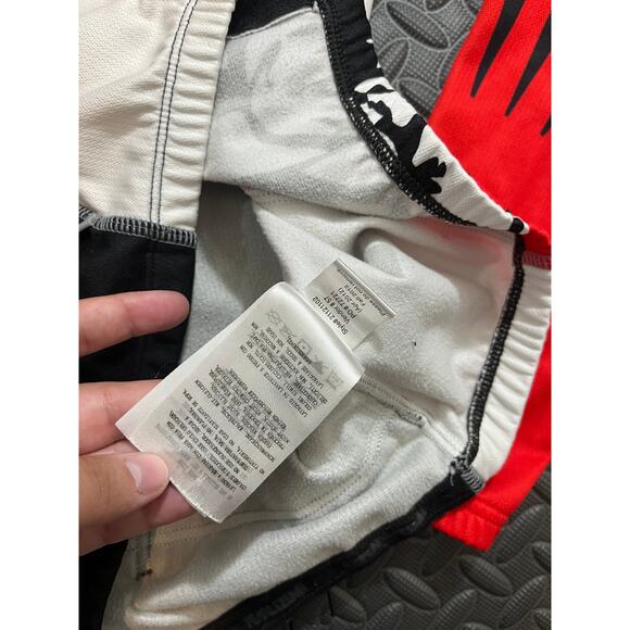 Pearl Izumi Men Large Cycling Jersey Bike Revolution Full Zip Long Sleeve Red - Picture 4 of 9